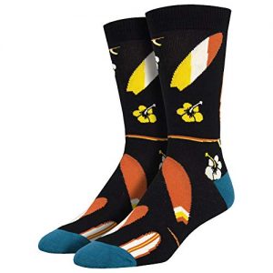 Socksmith - Surfboards / Surfbretter Herren Bambus Socken schwarz Gr. 43 - 46