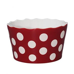 Krasilnikoff - Happy Bowl Snack Bowl  Gr. M - Rot  Punkte