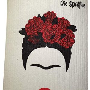 Alison Walton Die Spülfee - Swedish Dishcloth - Frida - 8 Farben - Öko - Spültuch, Spüllappen 17 x 20 cm (Pastellgrün)