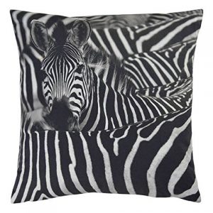 Sander - Zebra - Kissen gefüllt 45 cm x 45 cm - Zebra