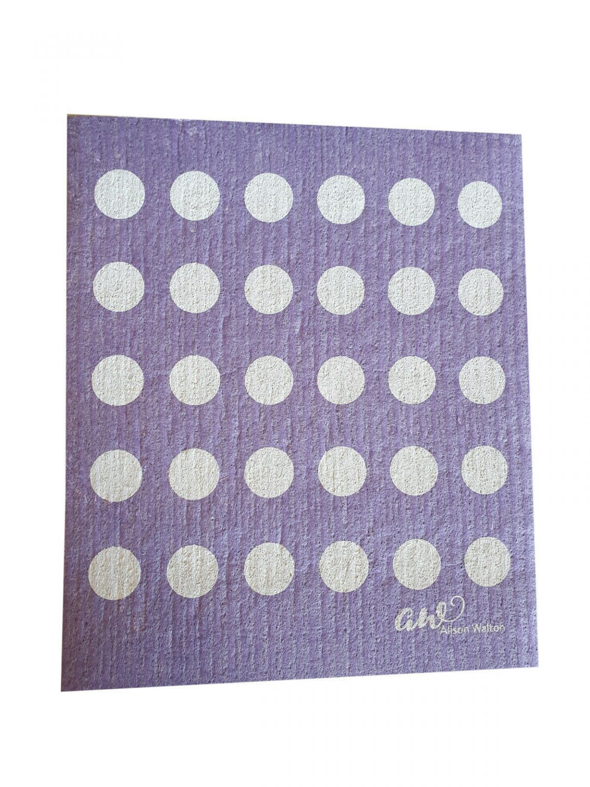 Die Spülfee - swedische Spüllappen - öko spüllappen - Polka Dots, gepunktet - Lila