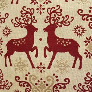 Sprügel - Hirschfreunde - Tischläufer 50cm x 150cm - Sekt /Rot