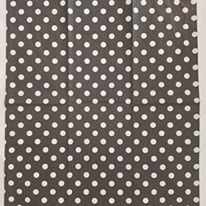 Geschirrtuch - Polka Dots - Charcoal, dunkelgrau - 50 x 70cm, 100% Baumwolle