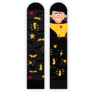 Nanushki -Happy Friends - verrückte, bunte mismatched Socken – Superman - Gr. 40 - 43