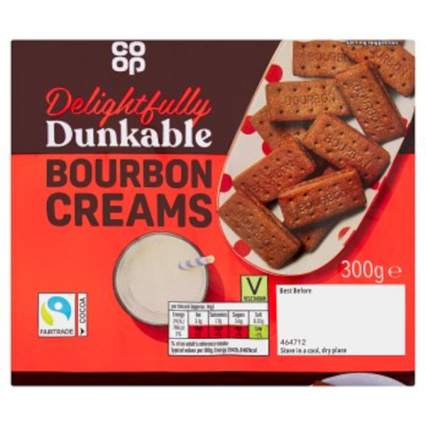Co-op Bourbon Creams - 300g - Schoko Doppelkekse