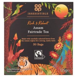 Co-op Irresistible Assam Fairtrade Tea, 50 Beutel, 125g