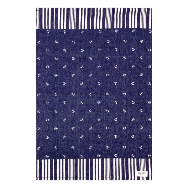 Ulster Weavers  - Seasalt  Geschirrtuch  / Tea Towel Scattered Anchor , verstreute Anker