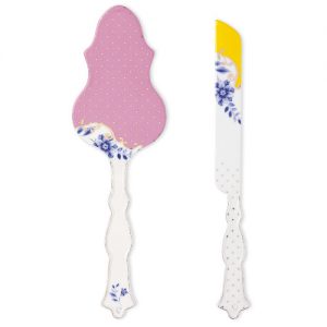 PiP Studio -  Cake Server Set / Tortenheber und Messer - Royal Colour Porzellan