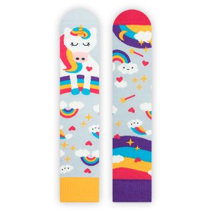 Nanushki -Happy Friends – verrückte, bunte mismatched Socken – Happy Unicorn / Einhorn – Gr. 36-39