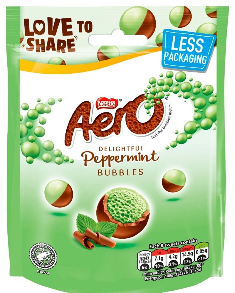 Nestle Aero Bubbles Peppermint 92g