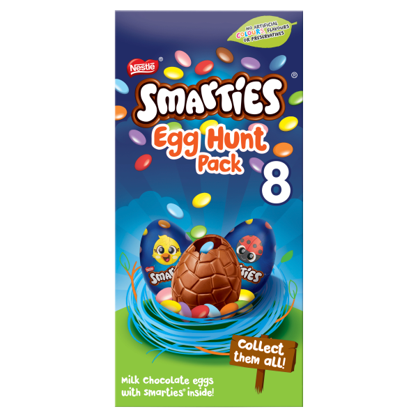 Nestlé - Smarties Milk Chocolate Easter Egg Hunt, 140g