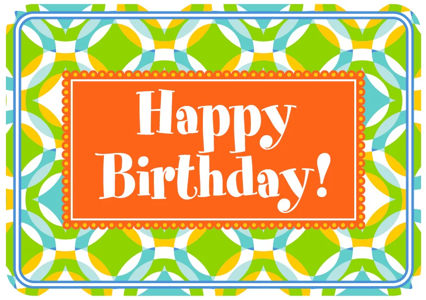 Postkarte - Sahneschnitten - Happy Birthday - (034)