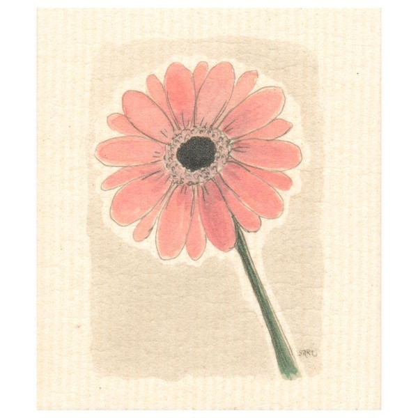 More Joy nachhaltiges Schwammtuch - Sari's Art -Gerbera