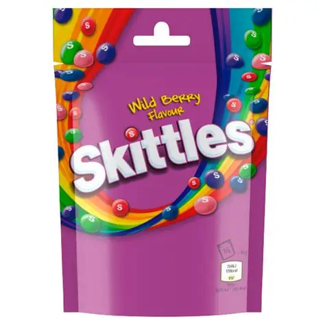 Skittles - Vegan Wild Berry flavoured Sweets, 136g
