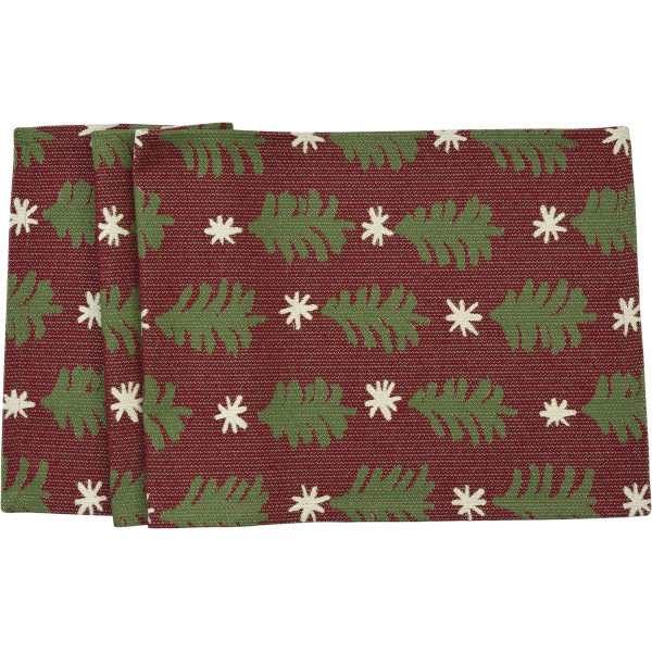 Sander - Tischdecke / Mitteldecke - Skara, 85 x 85cm, Farbe 01, red