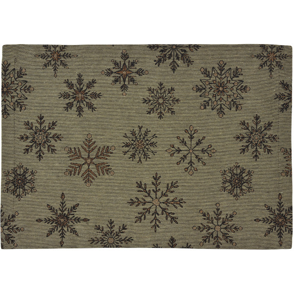 Sander - Tischdecke / Mitteldecke - Cristallo Buio, 85 x 85cm, Farbe 08, Coffee