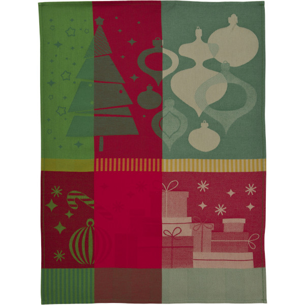 Sander - Geschirrtuch - Weihnachten - Chef Holidays, Farbe: 01, red / green