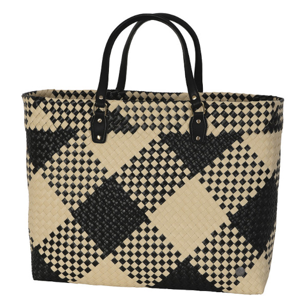 Handed By - Avenue, Shopper Size XL - Farbe: Dark Ecru / Black