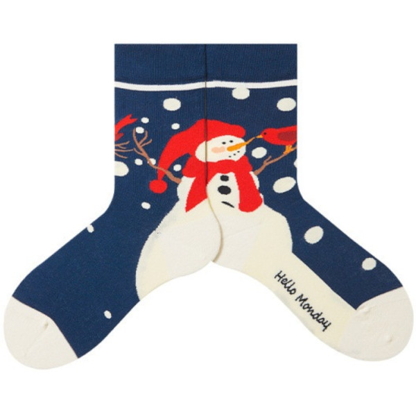 Musthaves – Bunte, lustige Weihnachts- Socken Unisex – Snowman / Schneemann  - Einheitsgröße Gr. 36 - 41