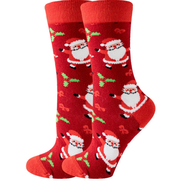 Musthaves – Bunte, lustige Weihnachts- Socken Unisex – Santa  - Einheitsgröße Gr. 36 - 41