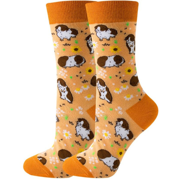 Musthaves – Bunte, lustige  Socken Unisex – Guinea Pigs / Meerschweinchen - Einheitsgröße Gr. 36 - 40