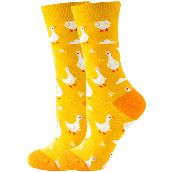 Musthaves – Bunte, lustige  Socken Unisex – Geese / Gänse - Einheitsgröße Gr. 38 - 42