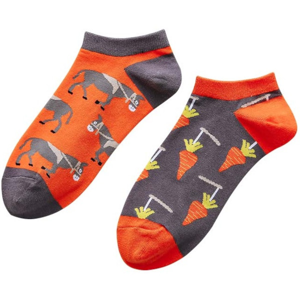 Musthaves – Bunte, lustige Sneaker - Socken Unisex – Esel - Einheitsgröße Gr. 38 - 45