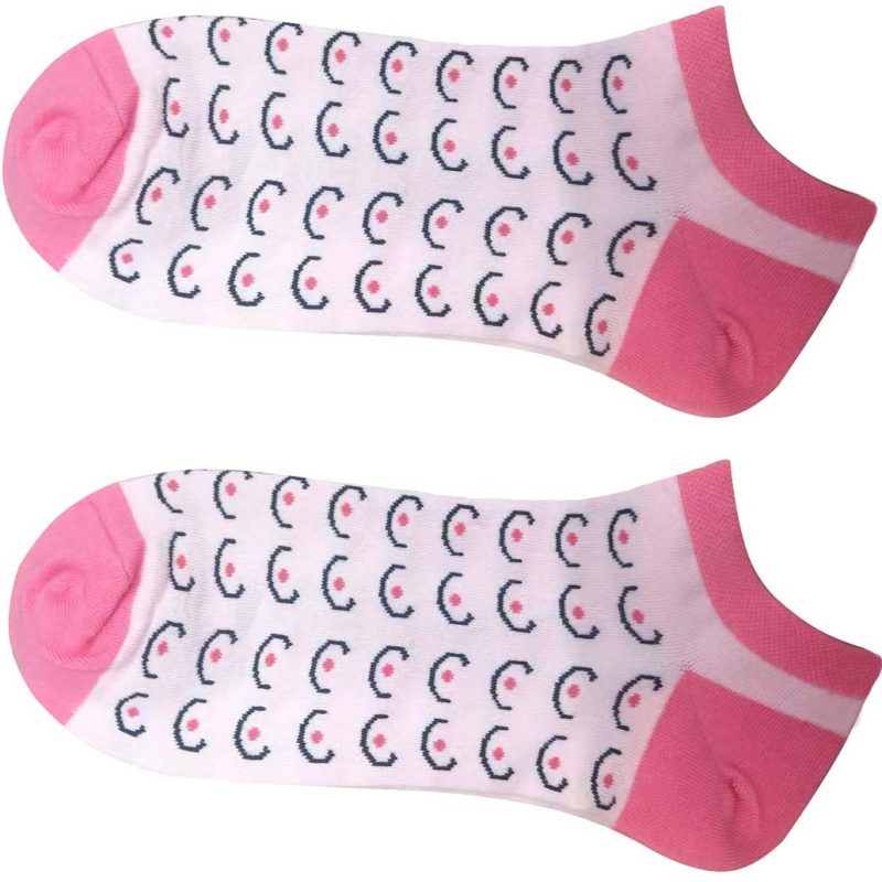 Musthaves – Bunte, lustige Sneaker - Socken Unisex – Boobies / Brüste - Einheitsgröße Gr. 38 - 45