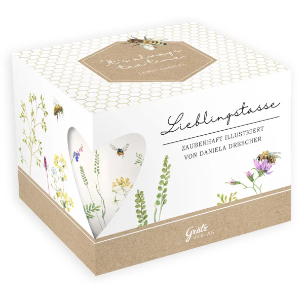 Grätz Verlag - Daniela Drescher - Porzellantasse / Teetasse - Bienen / Bees – Bild 3