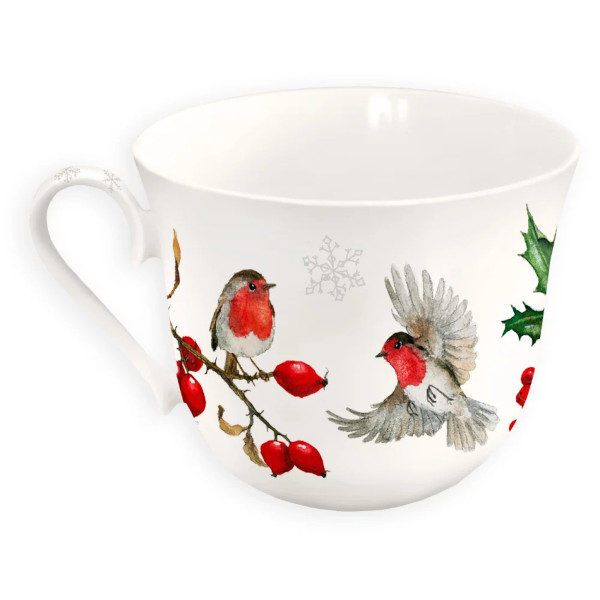 Grätz Verlag - Daniela Drescher - Porzellantasse / Teetasse - Frostige Beeren – Bild 2