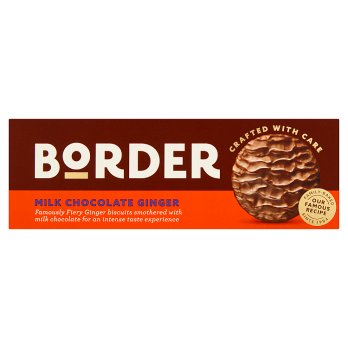 Border - Milk Chocolate Ginger Biscuits, 150g