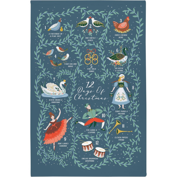 Ulster Weavers - Geschirrtuch / Tea Towel - 12 Days of Christmas