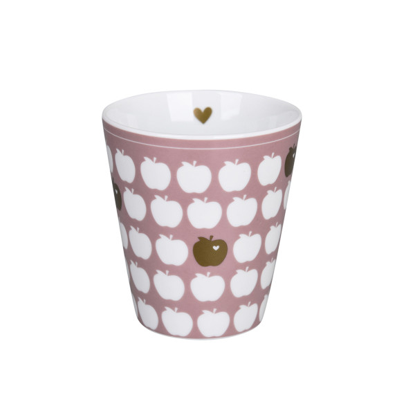 Krasilnikoff  - Happy Mug  HM1157 -  Apples, dusty rose - 330ml