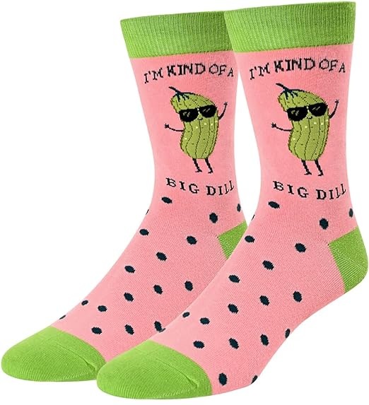 Musthaves – Bunte, lustige  Socken Unisex – Dill / Gurke - Einheitsgröße Gr. 38 - 45