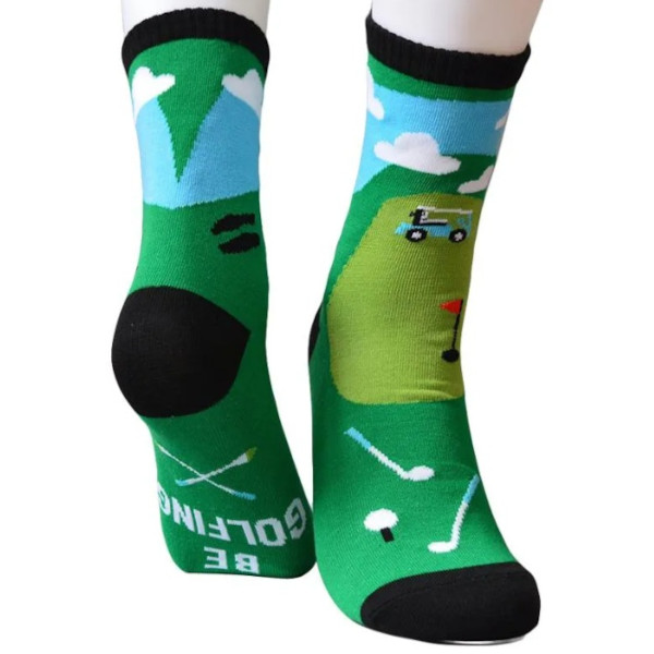 Musthaves – Bunte, lustige  Socken Unisex – Golf - Einheitsgröße Gr. 38 - 45