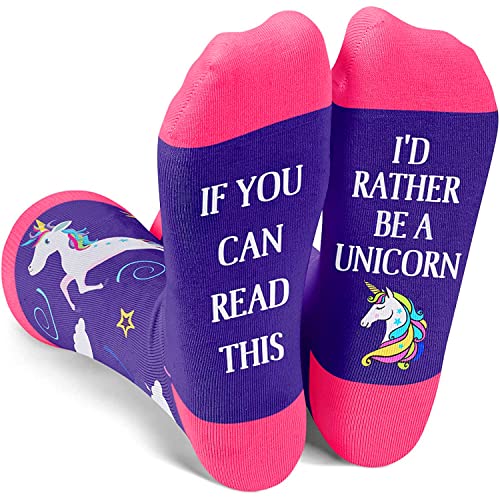 Musthaves – Bunte, lustige  Socken Unisex – Unicorn / Einhorn  - Einheitsgröße Gr. 38 - 42