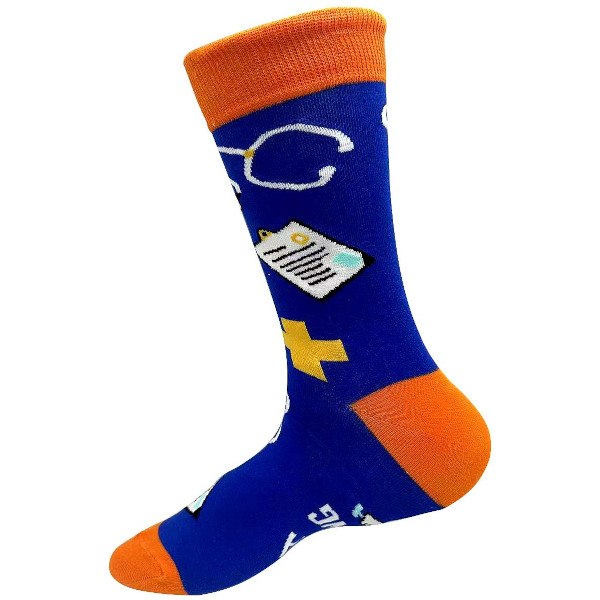 Musthaves – Bunte, lustige  Socken Unisex – Doctor / Mediziner - Einheitsgröße Gr. 38 - 45