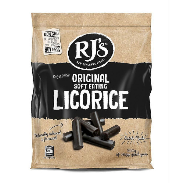 RJ's - Soft Eating Licorice,  300g