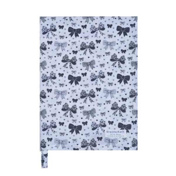 Krasilnikoff Danish Design - Geschirrtuch / Trockentuch / Küchentuch - KW13530 - Bow, Grey