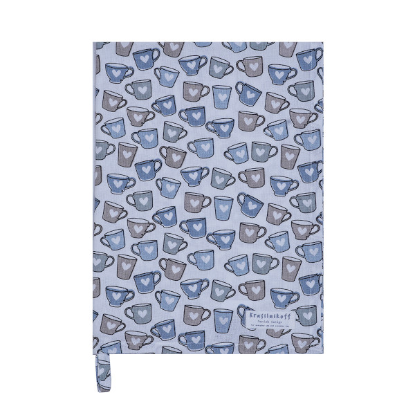 Krasilnikoff – Geschirrtuch KW13715 – Mugs / Becher / Tassen, Blue