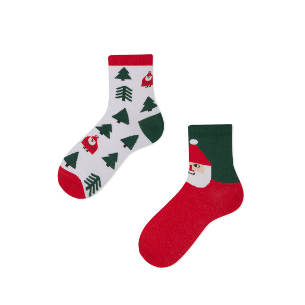 Many Mornings Kids – verrückte, bunte mismatched Socken – The little Claus, Gr. 31-34