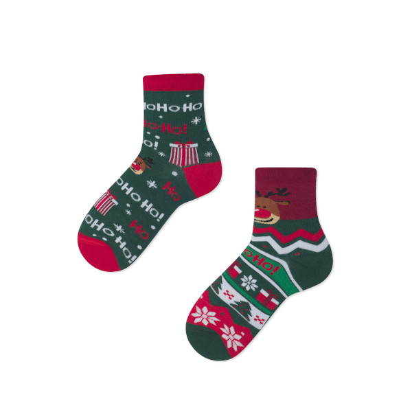 Many Mornings Kids – verrückte, bunte mismatched Socken – Rudolph Gr. 31-34