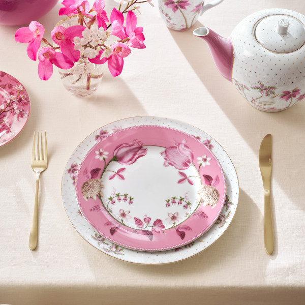 PiP Studio - Speiseteller - Jolie Tulips, pink, 23cm – Bild 3
