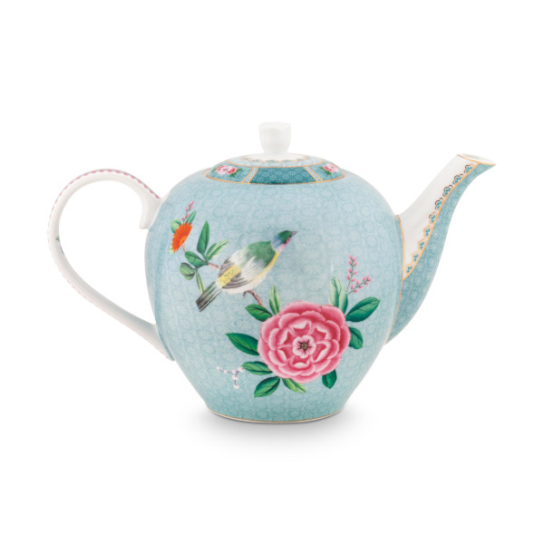 Pip Studio - Tea Pot / Teekanne - Blushing Birds, Blue - 1,6l