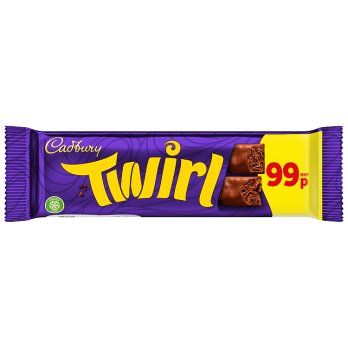Cadbury Twirl Chocolate Bar - 2 Fingers , 43g