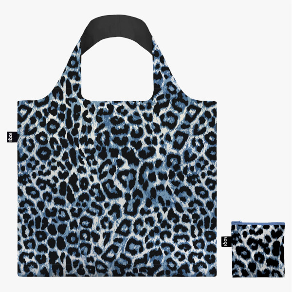 LOQI Bag - Leopard Print, Twilight , recycled Bag