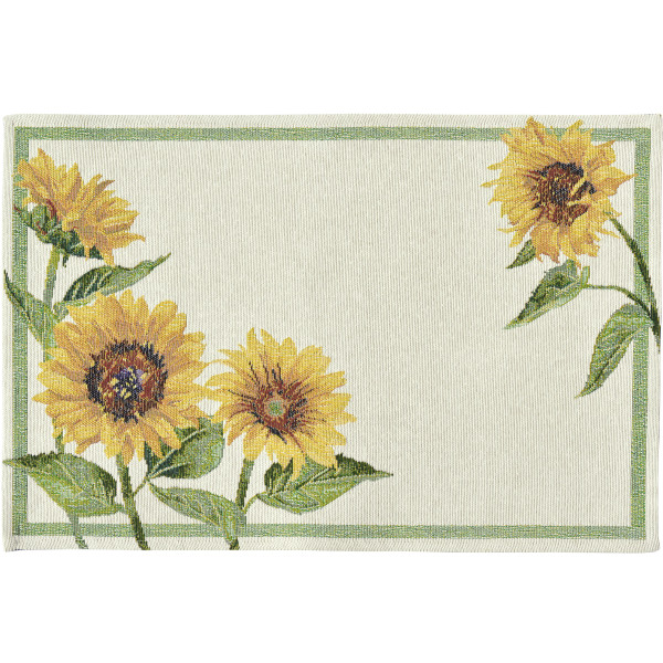 Sander Gobelin Tischset / Placemat - Solea, 32 x 48 cm Sonnenblumen