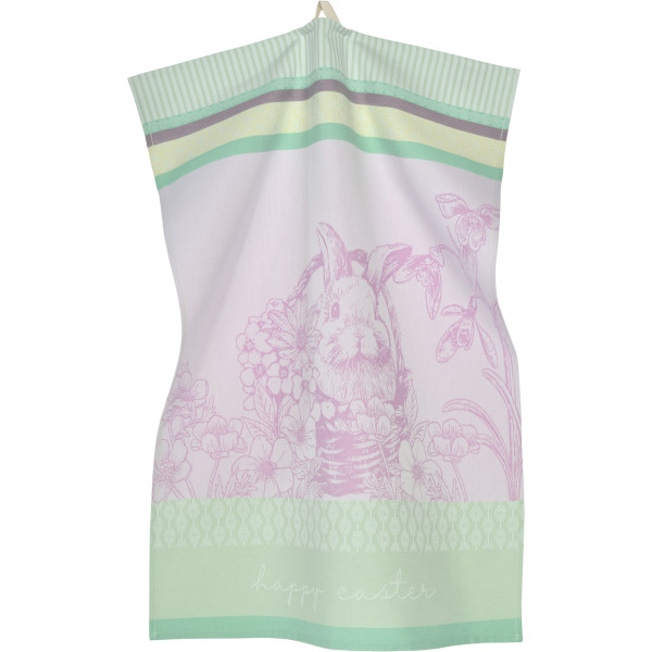 Sander Geschirrtuch  - Bunny Basket - Farbe: 35, Orchid - Hase, Ostern
