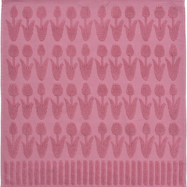 Sander - Küchenhandtuch - Primavera, Farbe: 14, Pink - Frottier / Frottee, 50 x 50cm, Tulpen