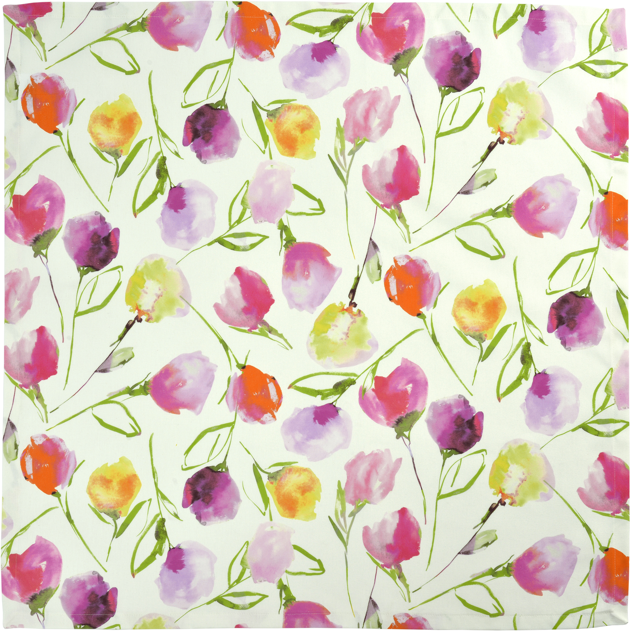 Sander - Tischdecke / Mitteldecke - Fresh Tulips,  85 x 85cm